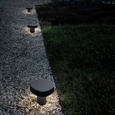 Ciottolo bollard lamp - Dark gray / 12.4x13.3x10 cm | Zafferano Italia