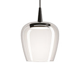 Bilia 230V nude lámpara de suspensión - Aluminio - Transparente / LED TRIAC 2700 / 18x324 cm | Zafferano Italia