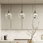 Bilia 230V hängelampe - Aluminium - Bronze / LED TRIAC 2700 / 18x324 cm | Zafferano Italia