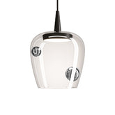 Bilia 230V pendant - Aluminium - Transparent / LED TRIAC 2700 / 18x324 cm | Zafferano Italia