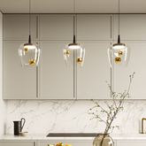 Bilia 230V hängelampe - Aluminium - Bronze / LED TRIAC 2700 / 18x324 cm | Zafferano Italia