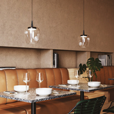 Bilia 230V hängelampe - Aluminium - Bronze / LED TRIAC 2700 / 18x324 cm | Zafferano Italia