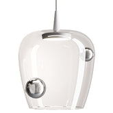 Bilia 230V lampada a sospensione - Alluminio - Trasparente / LED TRIAC 2700 / 18x324 cm | Zafferano Italia