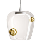 Bilia 230V lampada a sospensione - Alluminio - Trasparente / LED TRIAC 2700 / 18x324 cm | Zafferano Italia