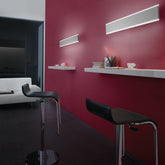 Riga lámpara de pared y techo - Blanco / 30.5x8x5.5 cm | Zafferano Italia