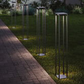 Home Solar lámpara de pie - Corten / 14x14x50 cm | Zafferano Italia