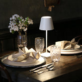 Poldina mini lampe de table - Corten / LED TOUCH DIMMER 12 H. 2200 - 2700 - 3000 | Zafferano Italia