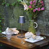 Poldina mini lampe de table - Corten / LED TOUCH DIMMER 12 H. 2200 - 2700 - 3000 | Zafferano Italia