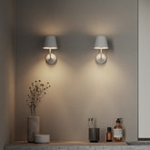 Poldina 230V lámpara de pared - Blanco / LED TRIAC 2700 / 11x17.5x19.7 cm | Zafferano Italia