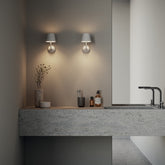 Poldina 230V lámpara de pared - Blanco / LED TRIAC 2700 / 11x17.5x19.7 cm | Zafferano Italia