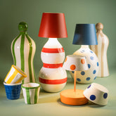 Poldina Stopper lampada da tavolo - Bianco | Zafferano Italia