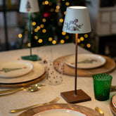 Poldina housse en métal - édition de noël - Arbres beiges | Zafferano Italia