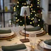 Poldina housse en métal - édition de noël - Alberi Beige | Zafferano Italia