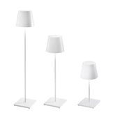 Poldina XXL lámpara de pie - Blanco / LED TOUCH DIMMER 15 h. 2700 - 3000 | Zafferano Italia