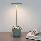Poldina Reverso table lamp - Sage green | Zafferano Italia