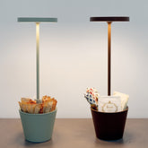 Poldina Reverso table lamp - Sage green | Zafferano Italia