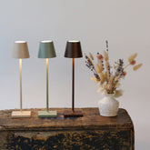 Poldina micro lampe de table - Blanc | Zafferano Italia