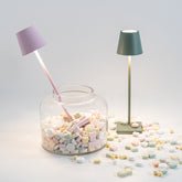 Poldina micro lampe de table - Blanc | Zafferano Italia