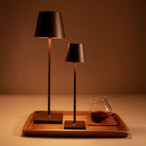 Poldina micro lampe de table - Blanc | Zafferano Italia