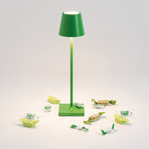 Poldina micro lampe de table - Blanc | Zafferano Italia