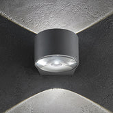 Lens lámpara de pared - Gris oscuro / 7.1x10.5x12 cm | Zafferano Italia