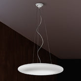 Mentos lampada a sospensione - Bianco / LED 3000 / 45x120 cm | Zafferano Italia