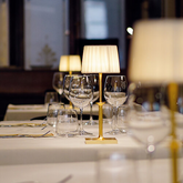 Poldina Classic table lamp - White | Zafferano Italia