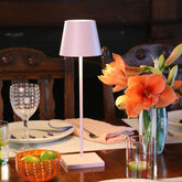 Poldina lampe de table - Rouge | Zafferano Italia