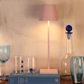 Poldina lampada da tavolo - Foglia color argento | Zafferano Italia