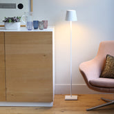 Poldina L floor lamp - White | Zafferano Italia