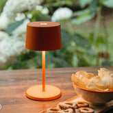 Olivia mini table lamp - Arancio | Zafferano Italia