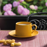 Levante tea cup and small plate - Antique rose | Zafferano Italia