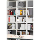 Filo table lamp with clamp - Bianco | Zafferano Italia