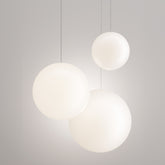 Sferis lampada a sospensione - Bianco / 60x170 cm | Zafferano Italia