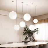 Sferis lámpara de suspensión - Blanco / 60x170 cm | Zafferano Italia