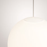 Sferis lampada a sospensione - Bianco / 60x170 cm | Zafferano Italia