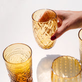 Losanghe tumbler - Ambra | Zafferano Italia