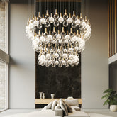 Sfera lampada a sospensione - Alluminio - Trasparente / LED TRIAC 2700 | Zafferano Italia