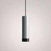 Tubotto pendant - Aluminium - Black / LED TRIAC 2700 | Zafferano Italia