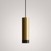 Tubotto suspension - Aluminium - Noir / LED TRIAC 2700 | Zafferano Italia