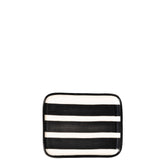 Righe petite assiette rectangulaire - Noir | Zafferano Italia