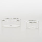 Intrecci big bowl - White - Black | Zafferano Italia