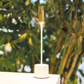 Carolina lámpara de sobremesa - Bianco lucido | Zafferano Italia