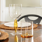 Discobolo tumbler - Trasparente + Bluino | Zafferano Italia