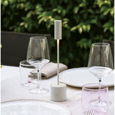 Carolina lámpara de sobremesa - Bianco lucido | Zafferano Italia