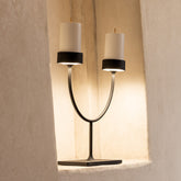 Perpetua double lampada da tavolo - Nero | Zafferano Italia