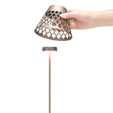 Swap abat-jour en métal perforé 1 - Bianco | Zafferano Italia