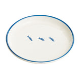 Stencil flache platte - Hellblau / 28 cm | Zafferano Italia