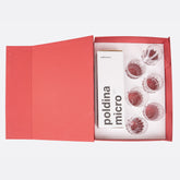 Joyful Gift Box melting pot trasparente mp00101 + poldina micro rossa ld0490f3 - Joyful Gift Box | Zafferano Italia