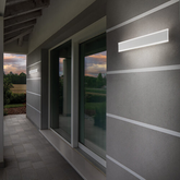 Riga lámpara de pared y techo - Blanco / 30.5x8x5.5 cm | Zafferano Italia